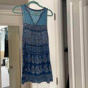 Blue mini sundress